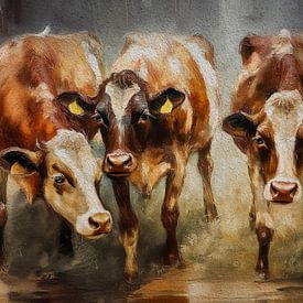 Kühe 3 von Marjolein Deelen