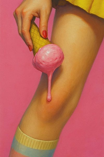 Seriously, who eats elegant ice cream by Moonheart Artworks