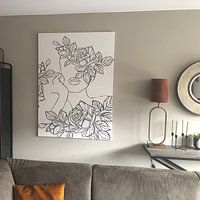Kundenfoto: Die Kunst der Blumenmädchen-Linie von Romee Heuitink, auf leinwand