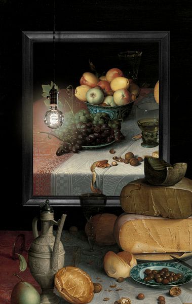 Stilleven met Kazen par Marja van den Hurk
