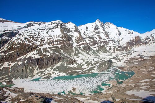 Le lac Sandersee avec le Pasterze