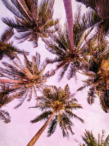 PASTEL PALM TREES no5