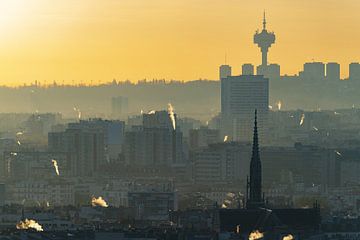 Zonsopgang in Parijs van Walter G. Allgöwer