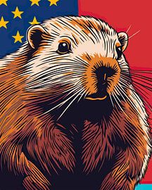 Beaver Boldness - Pop Art Expressions by SOTA ArtSign