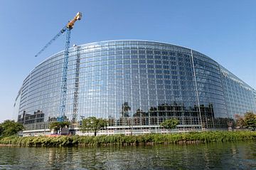 Europäisches Parlament in Straßburg. von Richard Wareham