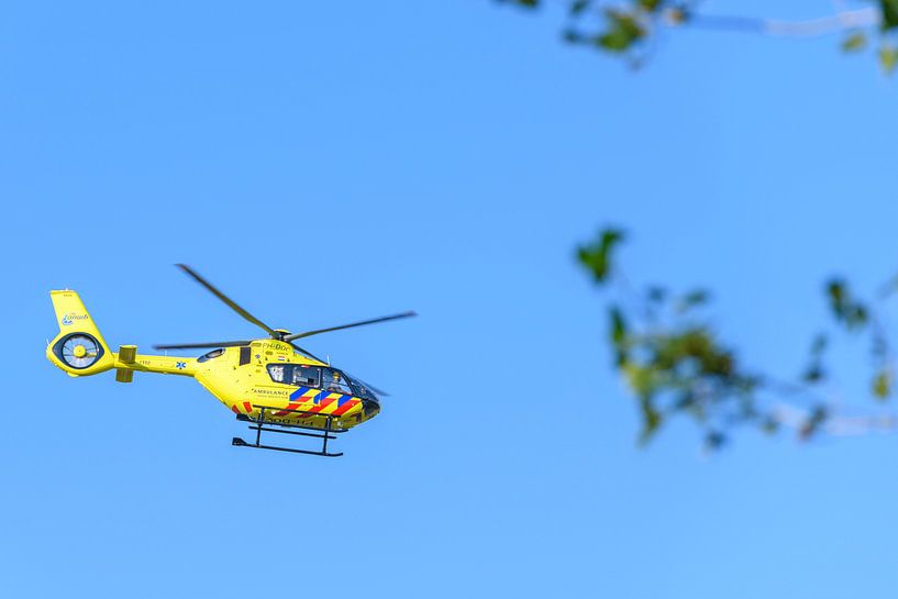 Medical helicopter taking off by Sjoerd van der Wal Photography