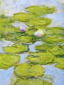 Claude Monet,Nymfea's, detail door Claude Monet