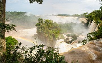 Iguazu falls rainbow