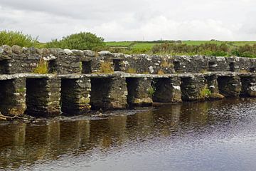 Die Clapper Bridge von  Bunlahinch von Babetts Bildergalerie