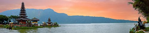 Pura Ulun Danu Bratan, Hindu temple on Bratan lake, Bali, Indone by Eye on You