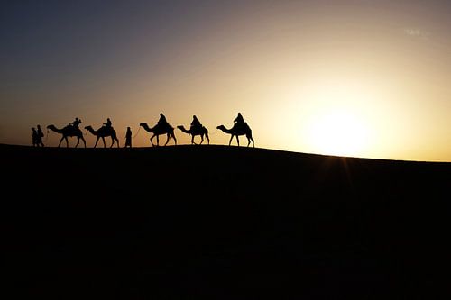 Marcher le long de l'horizon