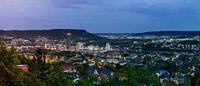 Jena City Skyline zur blauen Stunde von Frank Herrmann Miniaturansicht