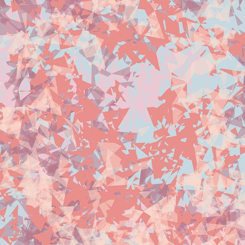 Moderne abstracte kunst. Pastelkleurstudie nr. 8. Lente