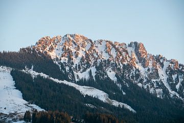 Sonnenuntergang am Sorgschrofen/Zinken von Leo Schindzielorz