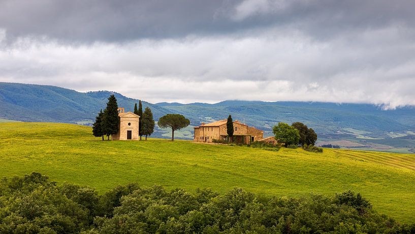 Capella della Madonna di Vitaleta Val d&#039;Orcia Italien von Marga Vroom