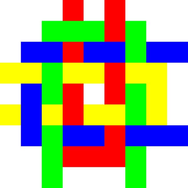 Drunter und Drüber | Permutation | ID=09 | V=67 | Knoten 4xU | P #01-W von Gerhard Haberern