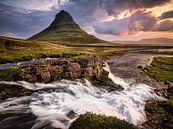 Kirkjufell, Island von Eddy Westdijk Miniaturansicht