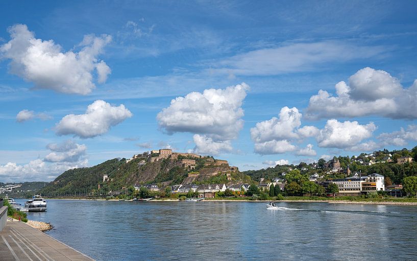 Vesting Ehrenbreitstein, Koblenz, Duitsland van Alexander Ludwig