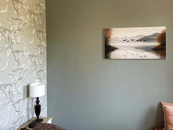 Customer photo: Migration of the Cranes ii by Studio BB, on ArtFrame