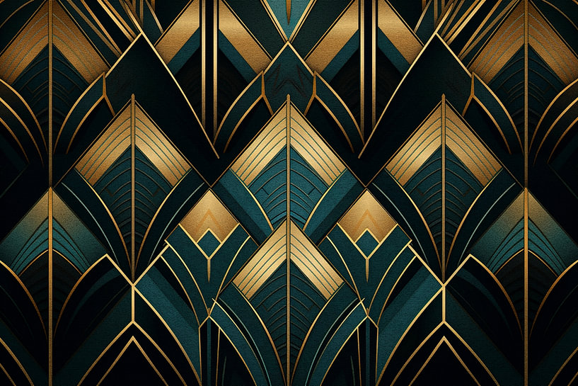 Art Deco Triangle Pattern