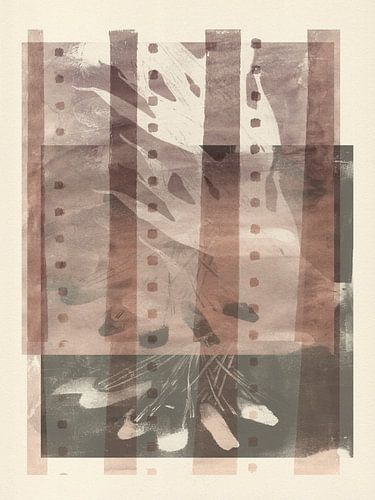 Organische vormen in neutraal bruin en taupe