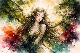 Forest nymph by Linda de Klein