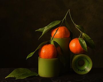 Mandarinen-Stillleben von Saskia Schotanus