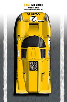 Lola T70 Varig Copa Brasil 1970 van Theodor Decker