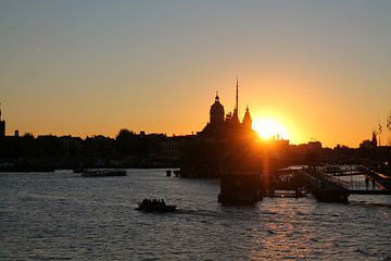 Sunset in Amsterdam 