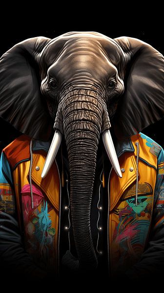 Éléphant par Harry Herman