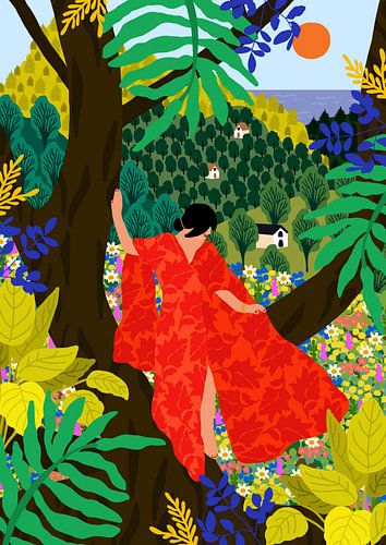 Girl In a Tree