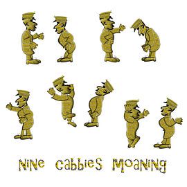 Neun nörgelnde Taxifahrer von Grüntyers .