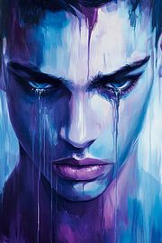 Emotional sadness in colours - intense by Poster Art Shop