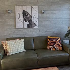 Klantfoto: Contouren van Stilte van Bianca ter Riet, als ArtFrame