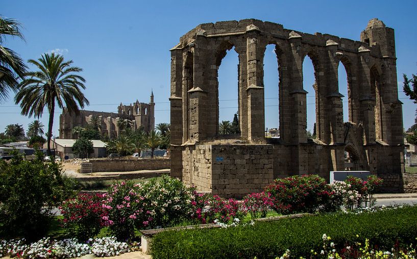 Ruin of St. George of the Latins Church in Famagusta... by Bert v.d. Kraats Fotografie