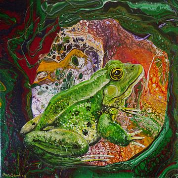 Grasfrosch im Kaiserstuhl von Anja Semling