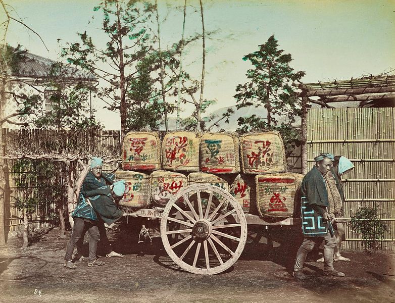 Oldtimer-LKW - Kusakabe Kimbei, 1870er - 1890er Jahre von Atelier Liesjes
