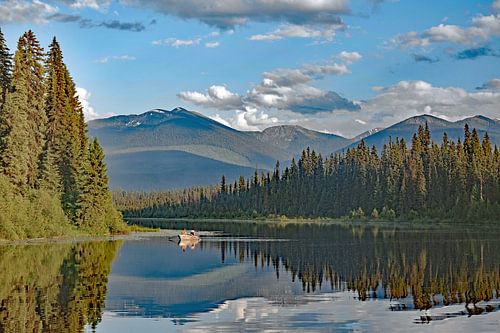 Mountain lake in British Columbia