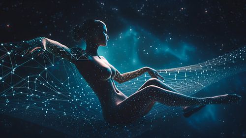 Vrouw | Blockchain | Bitcoin