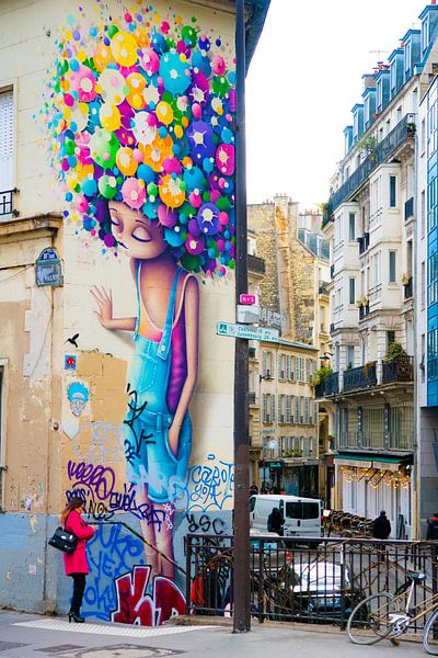 Street art at Canal Saint-Martin by Ron Poot