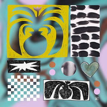 Shifting Teal by Henriette Visscher