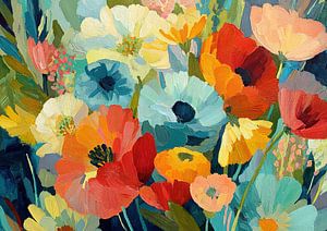 Blumen | Bunte Blumen im Garten