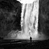 Wasserfall Skógafoss von Marcel van Balken