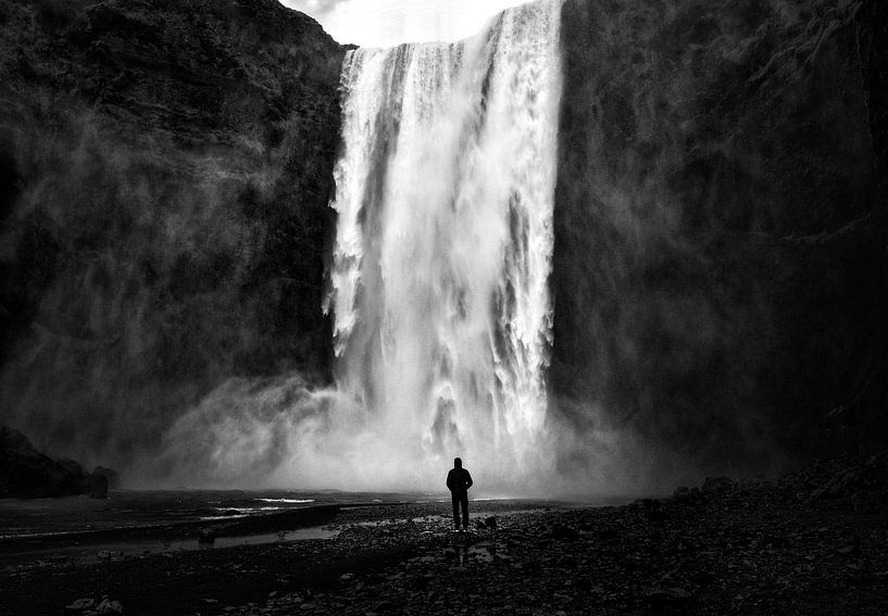 Chute d'eau de Skógafoss par Marcel van Balken