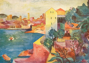 Josef Eberz - Bucht von Ragusa (1929
