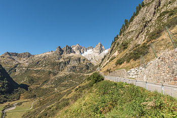 Gebirgslandschaft am Sustenpass in der Schweiz
