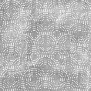 Japandi minimaliste en gris clair et blanc. Vagues. sur Dina Dankers