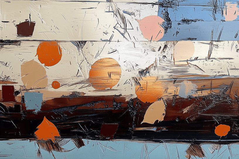 Abstracte natuur van Ton Kuijpers