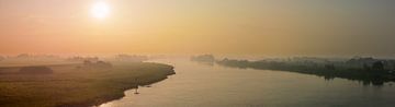 IJssel zonsopgang panorama