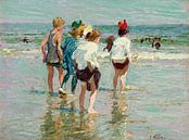 Zomerdag in Brighton, Edward Henry Potthast - ca.1880 van Het Archief thumbnail